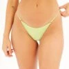 Shimmer Adjustable Cheeky Bikini Bottom 1 Shimmer Adjustable Cheeky Bikini Bottom -Swoon Fashion aiden adjustable high cut bikini briefs lime splice front ga54030shm