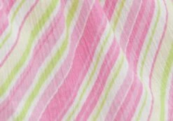 Printed Split Front Open Back Ruched Top -Swoon Fashion ainsley apron blouse guava stripe imagefront bv108528prt