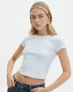 Linen Blend Tailored Pant -Swoon Fashion angeles rib baby t shirt break the ice front ts119559ocot 1