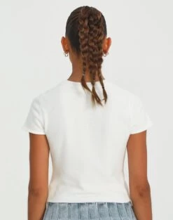 Cropped Cap Sleeve Knit Top -Swoon Fashion aria cap sleeve knit top milk back ks106650sf