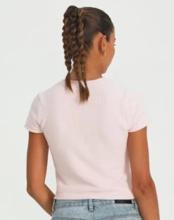 Cropped Cap Sleeve Knit Top -Swoon Fashion aria cap sleeve knit top rose and thorne back ks106650sf