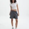 Cotton Longline Sweat Short -Swoon Fashion charlotte short shadow dancer front sw117409ocot