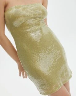 Strapless Mini Sequin Dress -Swoon Fashion chelsea mini sequin dress wassa bae imageback ds141680sqn