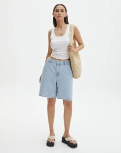 Knit Mesh Long Sleeve Top -Swoon Fashion chuck jort iced vovo front sw119083rdnm 1