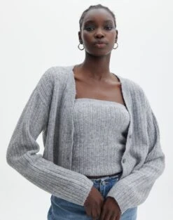 Swoon Fashion 15 Button Up Crop Cardigan