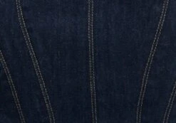 Tie Back Denim Square Neck Corset Bustier -Swoon Fashion co arizona denim corset last rodeo indigo imagefront bv102322rdnm