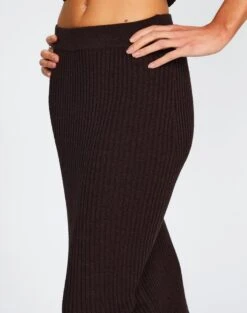 Ribbed Knit Maxi Skirt -Swoon Fashion co astor textured knit midi skirt its soy cute imageback sl109352knt