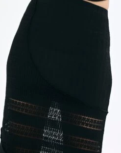 Textured Asymmetrical Panel Maxi Skirt -Swoon Fashion co cally asymmetrical panel skirt black imageback sl74526tex