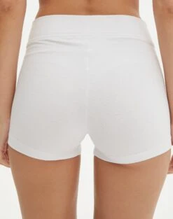 Cotton Mini Shorts 29 Cotton Mini Shorts -Swoon Fashion co cancun short white back sw93943cot