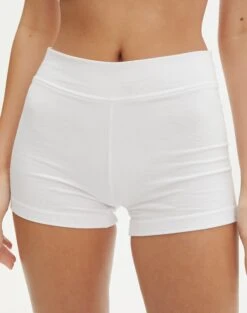 Cotton Mini Shorts 28 Cotton Mini Shorts -Swoon Fashion co cancun short white full sw93943cot