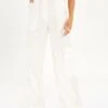 High Rise Wide Leg Cargo Pant -Swoon Fashion co cora cargo pant milk front pw60273vis