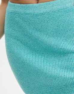 Shimmer Knit Mini Skirt -Swoon Fashion co fabulosa knit mini aqua siren imageback ss143219met