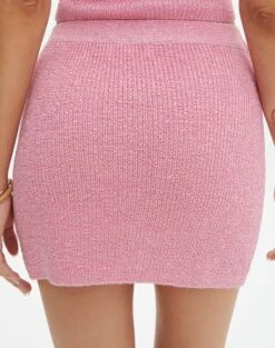 Shimmer Knit Mini Skirt -Swoon Fashion co fabulosa knit mini gimme guava back ss143219met