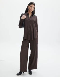 Textured Button Front Shirt 41 Textured Button Front Shirt -Swoon Fashion co gloria textured pants its soy cute front pw127549tex