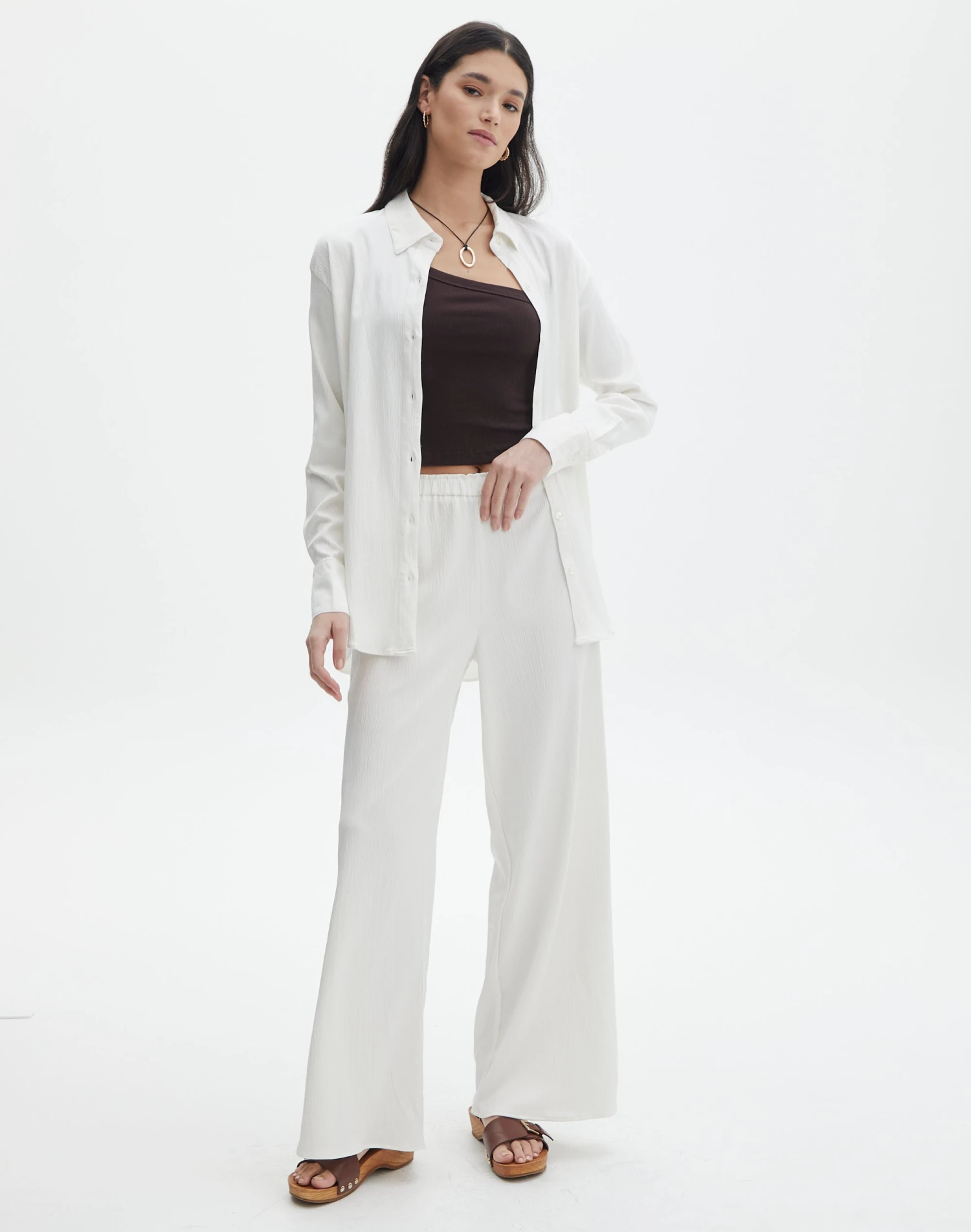 Textured Button Front Shirt 4 Textured Button Front Shirt - Image 2