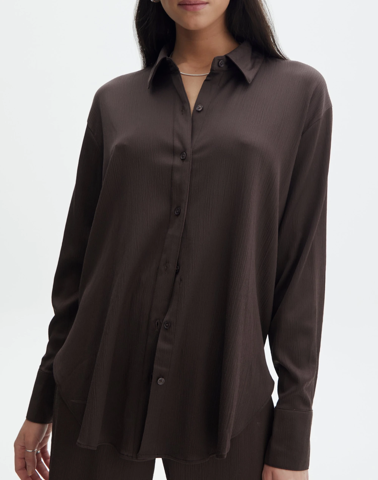 Textured Button Front Shirt 16 Textured Button Front Shirt - Image 14