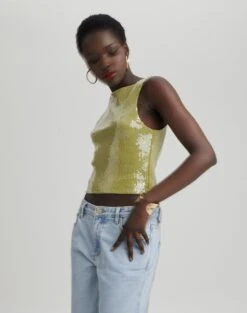 Sequin Mini Skirt -Swoon Fashion co ken sequin top wassa bae front tv140207sqn 1