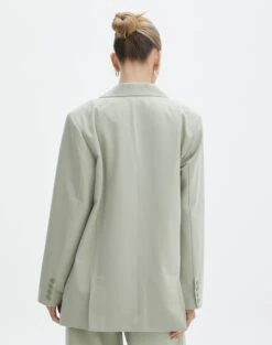 Oversized Blazer -Swoon Fashion co loretta oversized blazer jacket suit mist back jw51337zhe