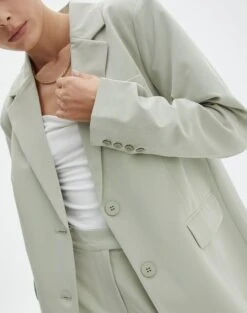 Oversized Blazer -Swoon Fashion co loretta oversized blazer jacket suit mist imageback jw51337zhe