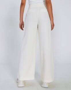 High Waist Relaxed Tailored Pant -Swoon Fashion co marly wide leg pant bad to the bone back pw71767pln