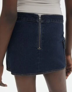 Cargo Denim Mini Skirt 25 Cargo Denim Mini Skirt -Swoon Fashion co max utility denim skirt last rodeo indigo back ss134734rdnm
