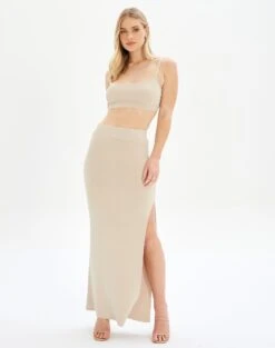 Two Tone Crop Knit Crop -Swoon Fashion co mellow 2tone crop cami head in the sand full kv65041vis