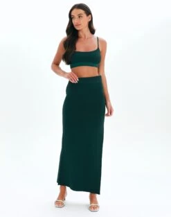 Two Tone Crop Knit Crop -Swoon Fashion co mellow 2tone crop cami ivy league full kv65041vis