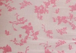 Floral Print Mesh Lettuce Trim Cropped Cami -Swoon Fashion co sabrina burnout mesh cami baby doll burnout imagefront tv54660rbo