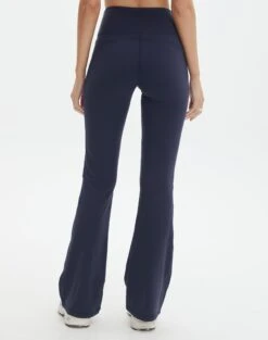 Form Fit Flare Yoga Pant -Swoon Fashion co simone butter soft flare navy blazer back pw119603but
