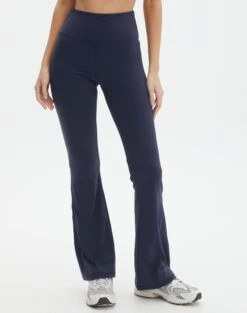 Form Fit Flare Yoga Pant -Swoon Fashion co simone butter soft flare navy blazer full pw119603but