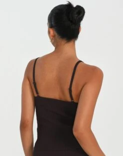 Cut Out Ribbed Knit Top -Swoon Fashion co sonita cut out top its soy cute back kv89658vn