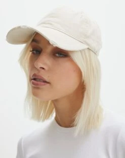 Oversized Baggy Tee 27 Oversized Baggy Tee -Swoon Fashion distressed embroided cap flour power front ha107864cot