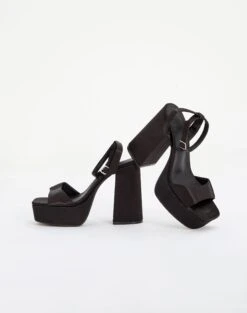 Swoon Fashion 64 Satin Platform Heels