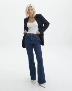 Mid Rise Denim Cargo Jean -Swoon Fashion faro jean fair dinkum front jd119690dnm 1