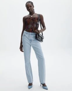 Strapless Fishnet Corset Top -Swoon Fashion freya fishnet corset fuschia clash full tv104708fcc