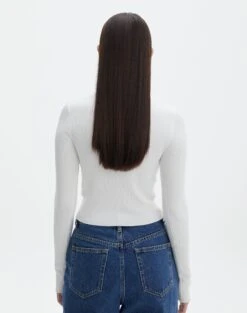 Funnel Neck Long Sleeve Crop Knit -Swoon Fashion georgia funnel crop milk back kl90197vn