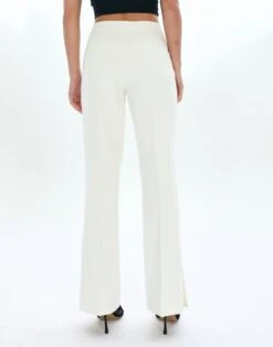 Tailored Side Split Mid Rise Pant -Swoon Fashion harris tailored pant milk back pw85797pln