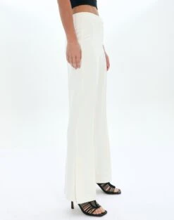 Tailored Side Split Mid Rise Pant -Swoon Fashion harris tailored pant milk detail pw85797pln