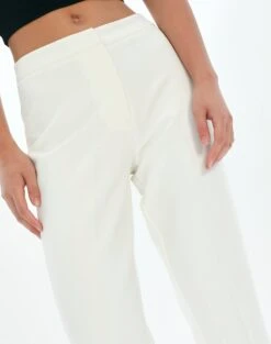 Tailored Side Split Mid Rise Pant -Swoon Fashion harris tailored pant milk imageback pw85797pln