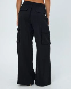 Tailored Cargo Pant -Swoon Fashion hilda tailored cargo black back pw55574pln
