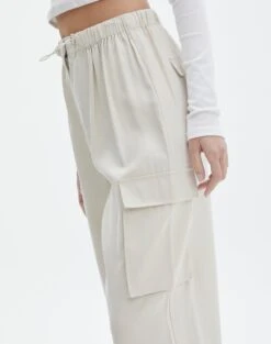 Tailored Cargo Pant -Swoon Fashion hilda tailored cargo fresh linen imageback pw55574pln