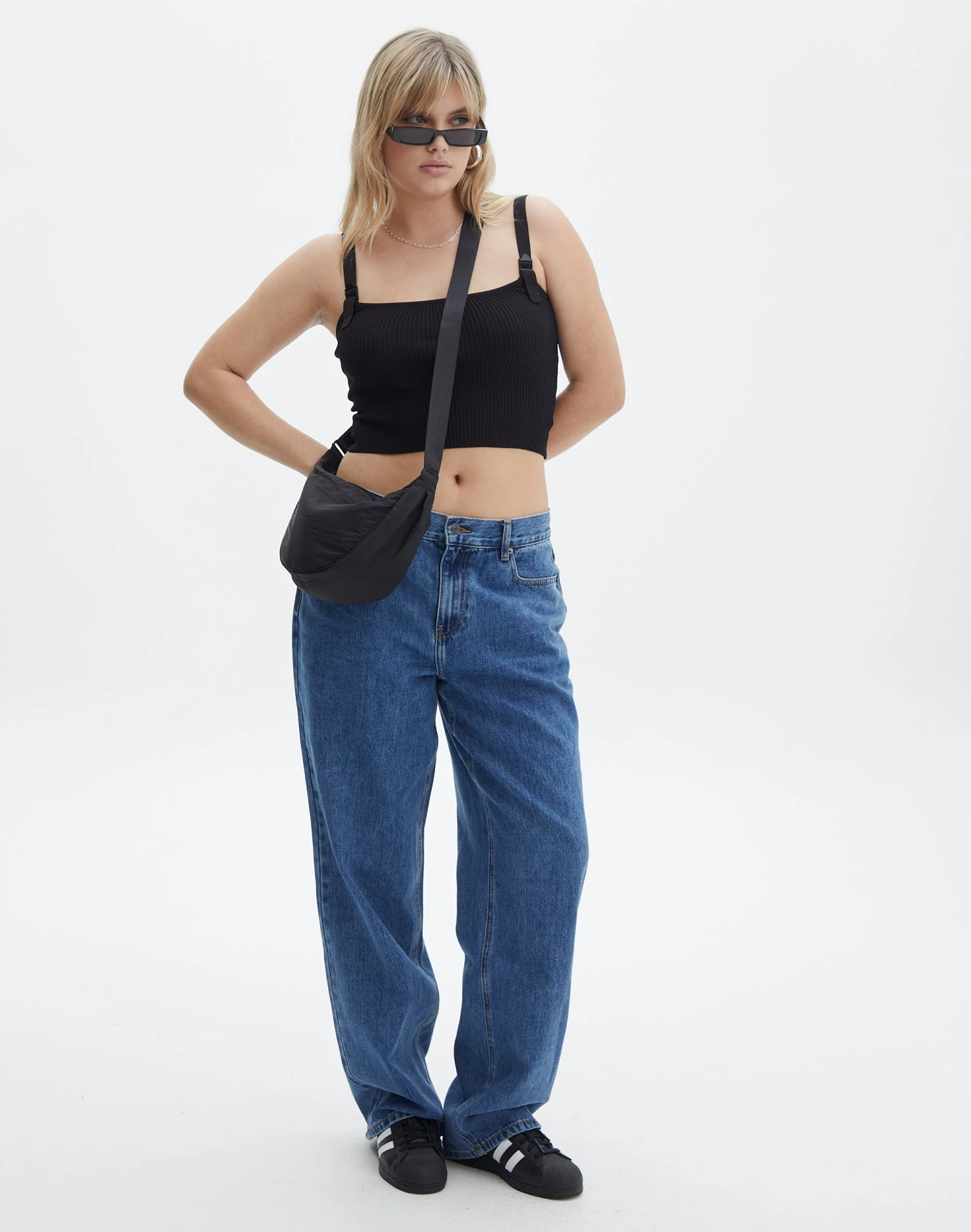 Adjustable Strap Knit Crop Tank 4 Adjustable Strap Knit Crop Tank - Image 2