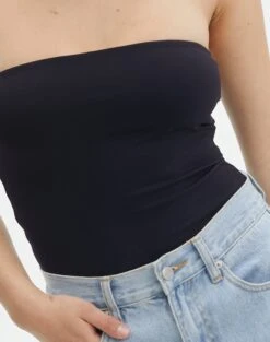 Supersoft Strapless Bodysuit -Swoon Fashion honey strapless bodysuit black imageback tb145525pch