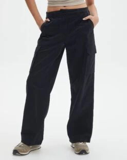 New Arrival -Swoon Fashion izzu cargo pant black full pw91778cot
