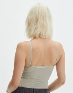 Lace Detail Cropped Cami -Swoon Fashion jeronimo lace tank lost pearlblack back tv111894lac