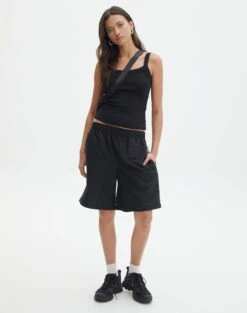 Active Seamless Bike Short -Swoon Fashion jolie basketball short blackcoalwhite front sw125329pln