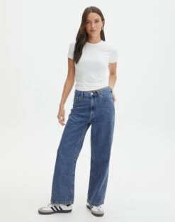 Supersoft Long Line Tee -Swoon Fashion kimmy t shirt milk full ts55072pln