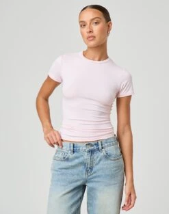 Faux Leather Zip Mini Skirt -Swoon Fashion kimmy t shirt pink panther front ts55072pln 8