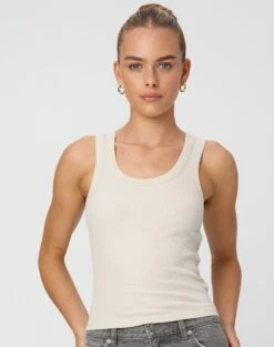 Ribbed Thick Strap Tank -Swoon Fashion kleo thick bind tank take a shelfie front tv120861orib 1
