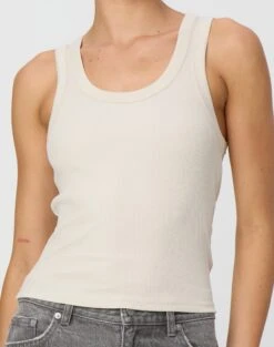 Ribbed Thick Strap Tank -Swoon Fashion kleo thick bind tank take a shelfie imageback tv120861orib